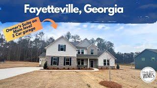 WOW! New homes in Fayetteville Ga | 1 Acre, 3827 sqft, 4 bedrooms 3.5 Bath