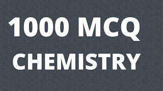 1000 MCQ Chemistry  in a single video for all exams I ssc , railway, state pcs, police, teaching