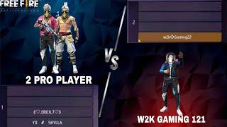 MOVEMENT  HEADSHOT , 2 PRO PLAYER VS W2K GAMING, KHASI FREE FIRE .