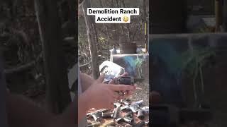 Demolition Ranch Accident  #shorts #demolitionranch #accidentnews