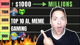 Make Millions with TINY AI, Gaming Meme Coins?! TIME FOR 100X IS NOW! 