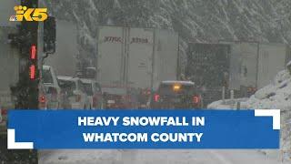 Whatcom County residents deal with heavy snowfall