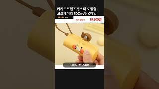 카카오프렌즈 힙스터 도킹형 보조배터리 5000mAh C타입