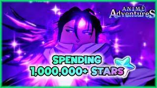 I SPENT OVER 1 MILLION STARS For Aizen In Anime Adventures ROBLOX