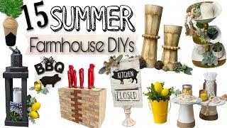 15 Top Modern Farmhouse Dollar Tree DIYs Summer Boho Style Cheap Easy Rustic Home Decor Affordable