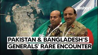 A rare encounter as Pakistan and Bangladesh's top generals meet | InShort