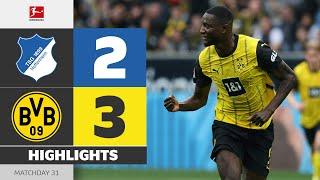 Last-Minute-Drama! | HOFFENHEIM - BORUSSIA DORTMUND | Highlights | Matchday 31 – Bundesliga 2024/25