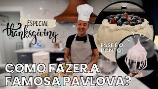 RECEITA SOBREMESA PAVLOVA | ESPECIAL THANKSGIVING