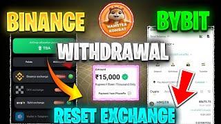 Hamster Kombat Withdrawal Process! | Hamster Kombat New Update | Connect Binance Exchange $HMSTR