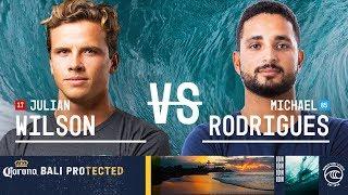 Julian Wilson vs. Michael Rodrigues - Round of 16, Heat 1 - Corona Bali Protected 2019