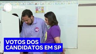 Veja como foram os votos dos candidatos a prefeito de São Paulo