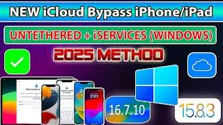 Untethered iCloud Activation Lock Bypass iPhone/iPad iOS 16.7.10/15.8.3/17/18 iCloud Bypass Windows