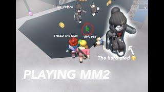 Playing MM2! *FUNNY MOMENTS* | Aesthetic Sisters