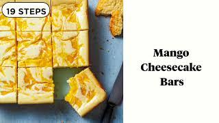 Mango Cheesecake Bars