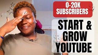 Tips on HOW to CREATE and GROW a YOUTUBE channel 2024/My journey on YouTube