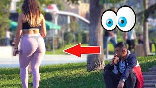  BIG BOOTY BAIT PRANK IN PUBLIC  (SOCIAL EXPERIMENT)