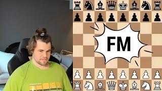 How is a Fide Master playing against Carlsen?