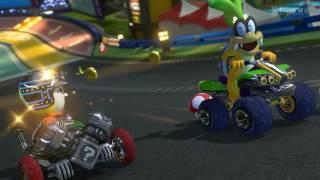 Kart Crashes Into Helicopter!! - Mario Kart 8