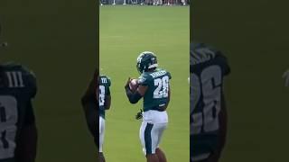 Saquon Barkley in PADS at Eagles Training Camp #eagles