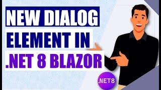 Perform CRUD Operations with New Dialog Element introduced in .NET 8 Blazor