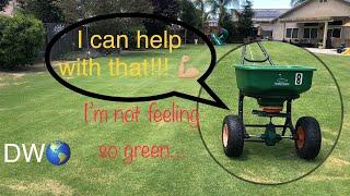 Fertilizer time!! ⏰ Country club 16-0–8 Humic max. Speed up your Green up from HOC reset.