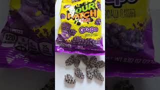 SOUR PATCH KIDS GRAPE     #sourpatchkids #candy #grape #shorts #halloween #sweets
