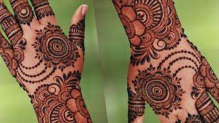 New year Stylish Arabic Henna Design/Easy back hand Mehandi/mehndi design/easy & simple mehndi