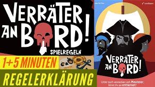 Verräter an Bord Regeln Anleitung Kartenspiel Social Deduction