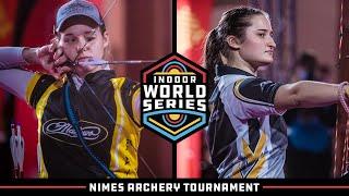 Amanda Mlinaric v Lola Grandjean – compound women bronze | Nimes Archery Tournament