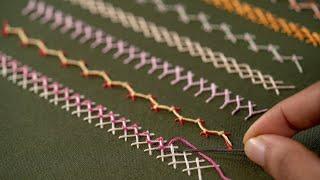 Herringbone Stitch Magic: Explore 10 Creative Stitch Patterns