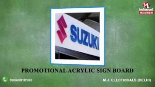 Flex and Neon Sign Board by M.j. Electricals, Delhi