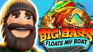 NEW BIG BASS FLOATS MY BOAT SLOT  MAX BET SUPER BONUS BUYS  4 SCATTER OMG‼️