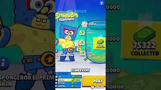 How to get FREE SpongeBob Skin #brawlstars #shorts