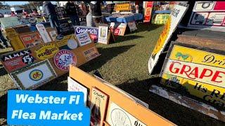 Shopping for Antiques at Webster Florida Flea Market Pick with me for Vintage Treasures Vlog