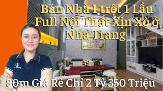 [đã bán Tập 141] Bán Nhà Đẹp Hai Tầng Full Nội Thất Xịn Xò Ở Vĩnh Ngọc, Nha Trang, Gía Rẻ 2 Tỷ 350