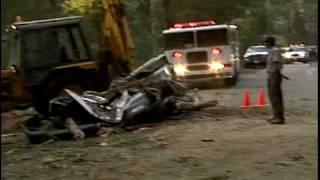 Sequoia Smashes SUV Car - Sequoia National Park DVD Tree