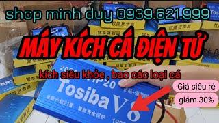 Máy kích cá - máy kích cá điện tử mới ra siêu nhẹ , siêu khỏe , bao ngửa đẹp tất cả các loại cá .