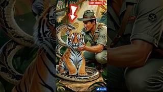 Tiger vs Snake A Wild Showdown" | Haven Buzz |#tiger #shorts #video #snake