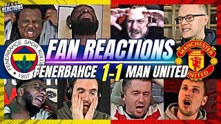 MAN UNITED FANS  FRUSTRATEDREACTION TO FENERBAHCE 1-1 MAN UNITED | UEFA EUROPA LEAGUE