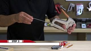 How to Load Arrow's T25 Staple Gun