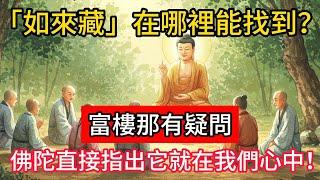 「如來藏」在哪裡能找到？富樓那有疑問，佛陀直接指出它就在我們心中！#佛學 #正能量 #菩提解脫道 #佛教文化 #佛教故事 #人生感悟