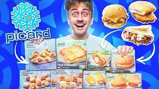 Je teste le FAST FOOD de PICARD  (Burger, Pizza, Cordon bleu…)