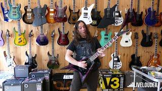 ESP Edwards E-AL-166 Pink Sawtooth Demo - Alexi Laiho Signature Model