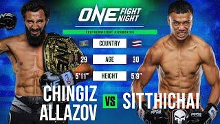 KICKBOXING SLUGFEST  Chingiz Allazov vs. Sitthichai Full Fight