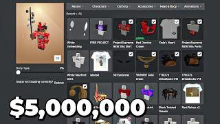 $5,000,000 ROBUX SHOPPING SPREE