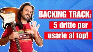 5 consigli per studiare al livello PRO con le BACKING TRACK per chitarra