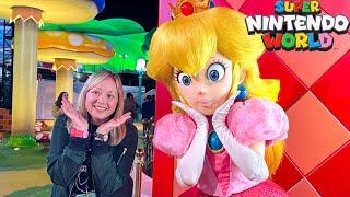 SUPER NINTENDO WORLD at Universal Hollywood Grand Opening! Fireworks, Characters, Mario Kart Ride!