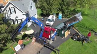 Equipter in Action on Luxury Home | Roofing Contractors Bucks County, PA