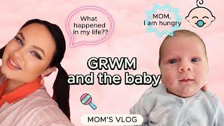 GRWM and the baby WATCH what's gonna happen! MOM'S VLOG