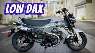 Lowering the Honda Dax 125 - Gears Racing & RacingBros Suspension from Steady Garage